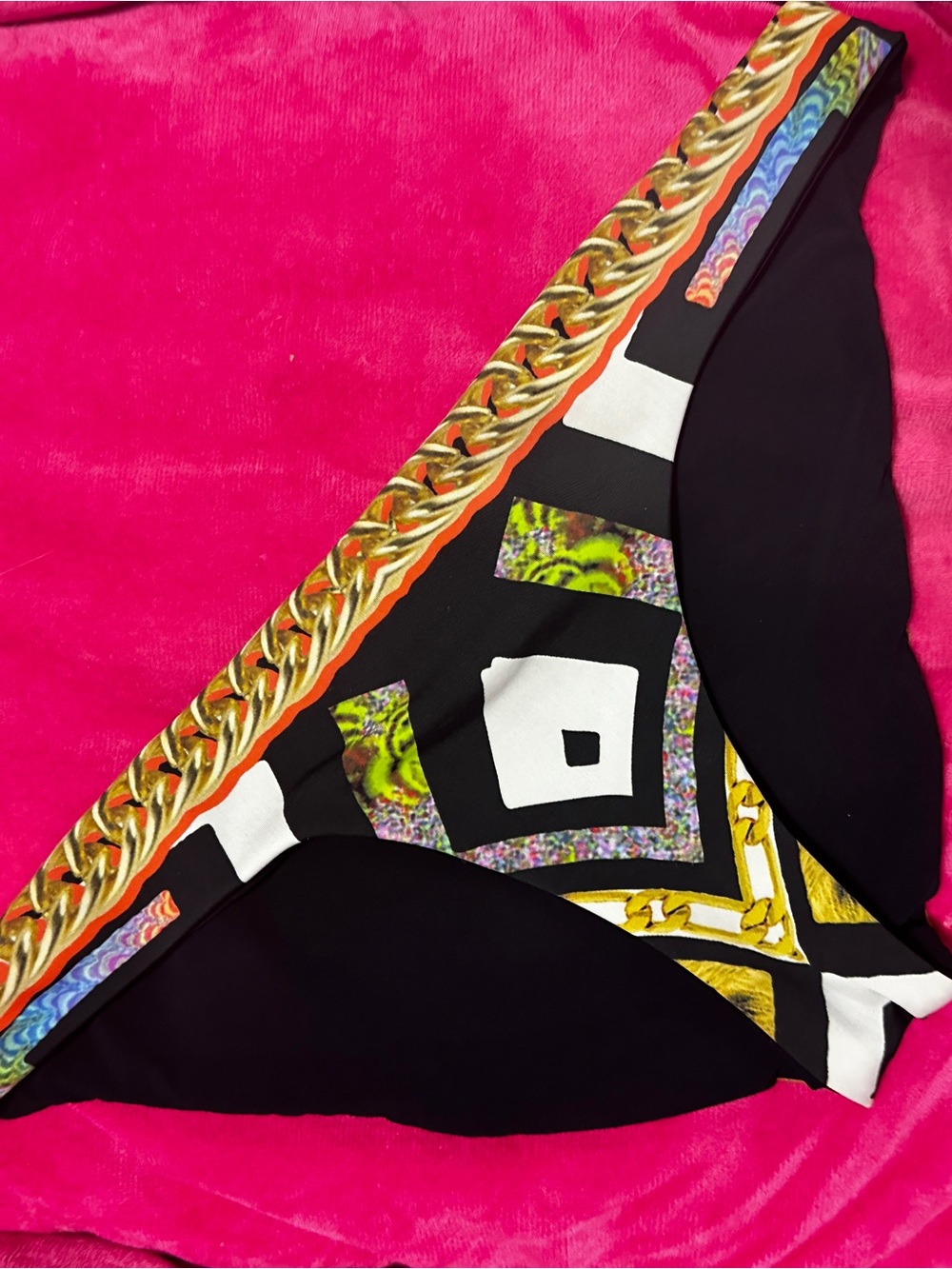 Authentic Versace Geometric Bikini Bottom